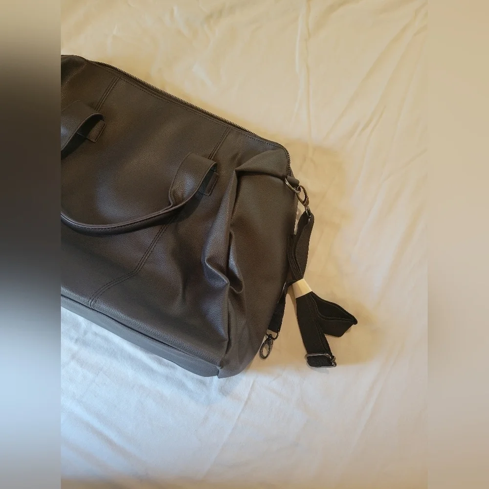 French Connection Dark Brown Duffel Bag